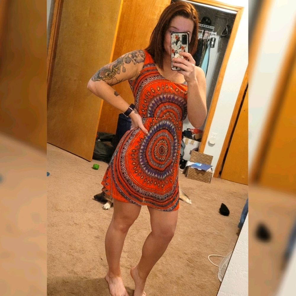 Midi boho sundress
